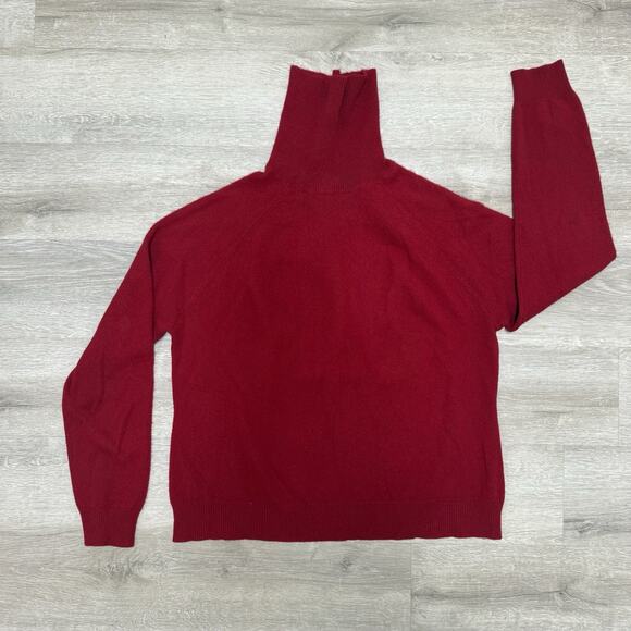 Valerie Stevens Sweater Women's Size Large Red Cashmere Knit Casual Ladies - Picture 1 of 2